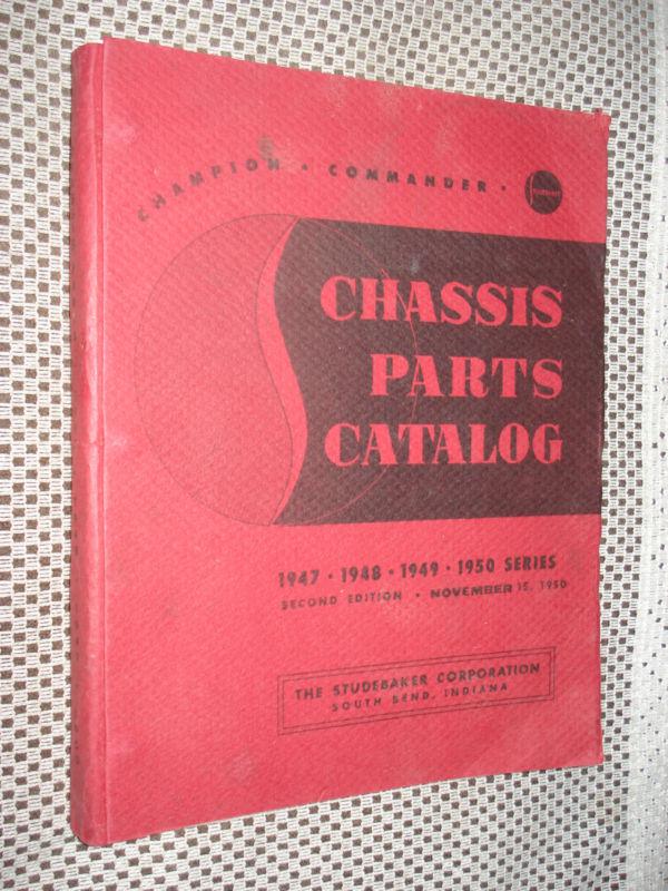 1947-1950 studebaker chassis parts catalog parts numbers book list 47 48 49 50