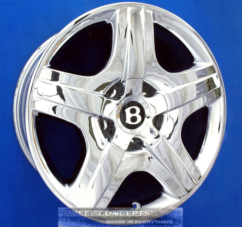 Bentley continental gt flying spur 19 inch chrome wheel exchange rims 19"