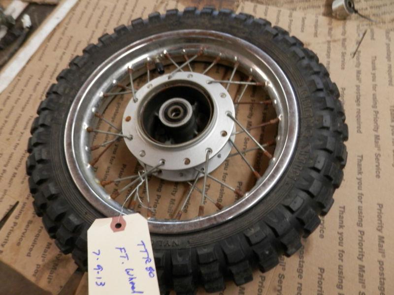 2007 yamaha ttr50   front wheel assy