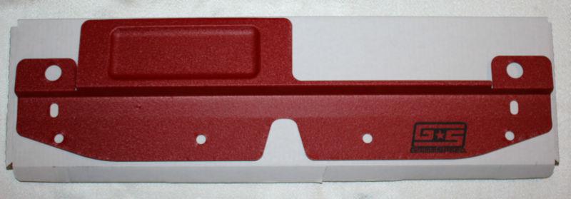 Grimmspeed 08+ subaru impreza/wrx/sti radiator shroud w/tool tray - red