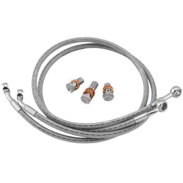 Goodridge stainless steel braided brake line kit  hn2887-2fc