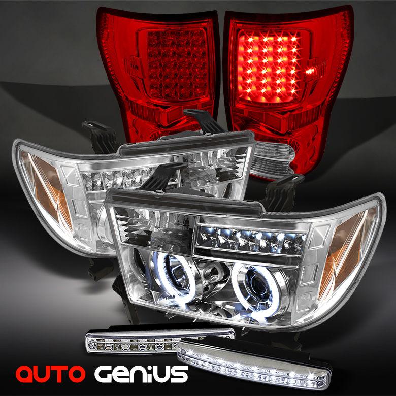 07-13 tundra ccfl projector headlights + r/c led tail lights + daytime led drl