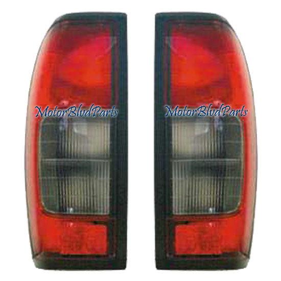 02-04 nissan frontier tail lamps lights left + right