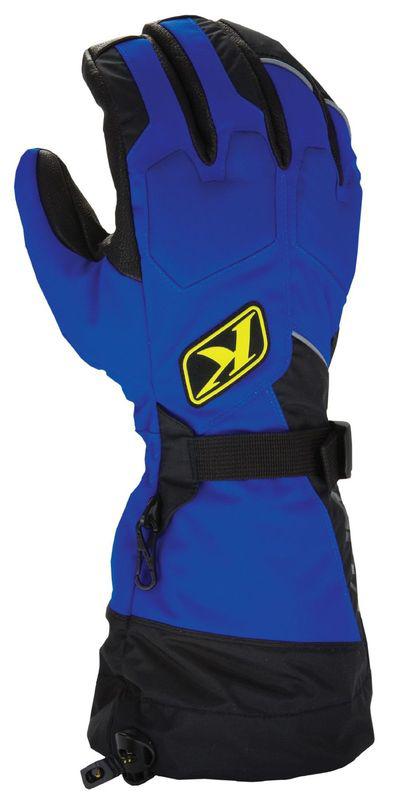 2013 klim men's fusion snowmobile gore tex glove blue small