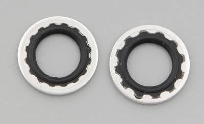 Earl's 178007erl washers stat-o-seal -4 an aluminum with o-ring pair