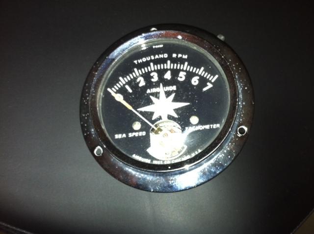 Airguide tachometer vintage classic antique