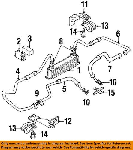 Jaguar oem ksh119530 engine oil cooler gasket/engine oil cooler part/component