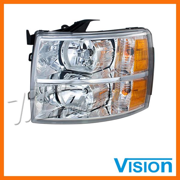 07-10 chevy silverado 1500 2500hd 3500hd driver left head light lamp assembly 08