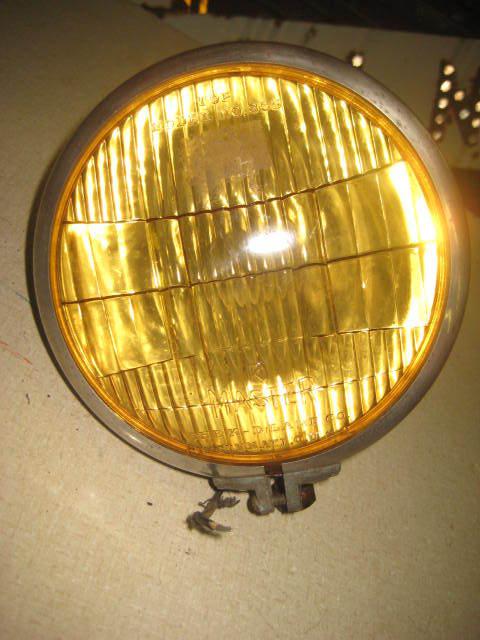 Vintage kd lamp master model 55 6v 7" fog light lamp custom bike chopper truck