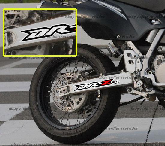 Drz swingarm decals fits drz400 drz400sm