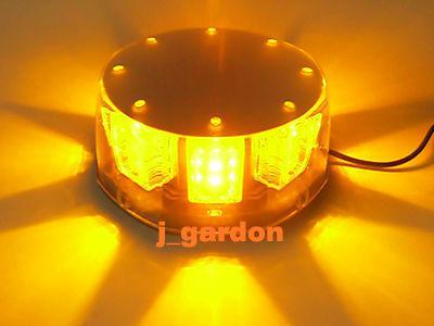 24 led light warning flash waterproof magnets amber strobe light lightbar jd24-2