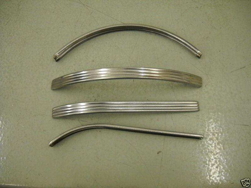 Harley 1941-1946 stainless tank trim usa made!