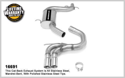 Magnaflow 16691 volkswagen gti stainless cat-back system performance exhaust