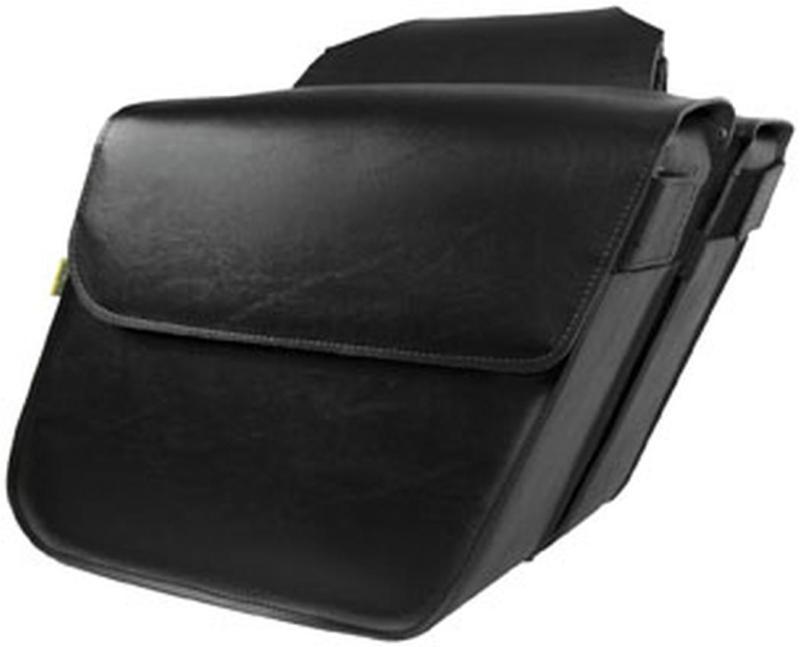 New willie & max raptor standard slant saddlebags, black, 14" x 12" x 5.5"