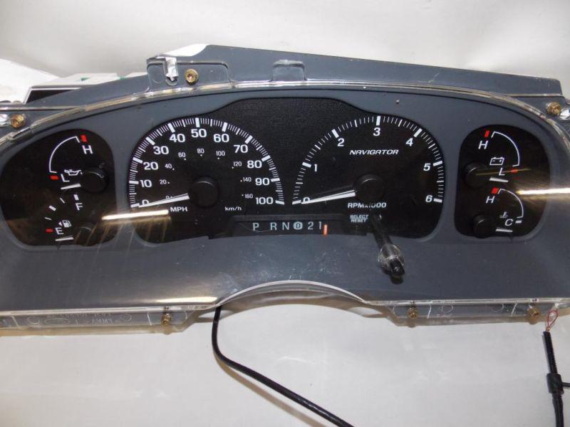 99-02 00 lincoln navigator 112k instrument cluster speedometer 2001 2002 #7063