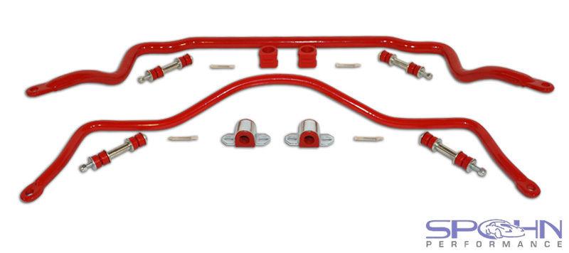 Camaro/firebird chrome moly sway bar set front & rear black