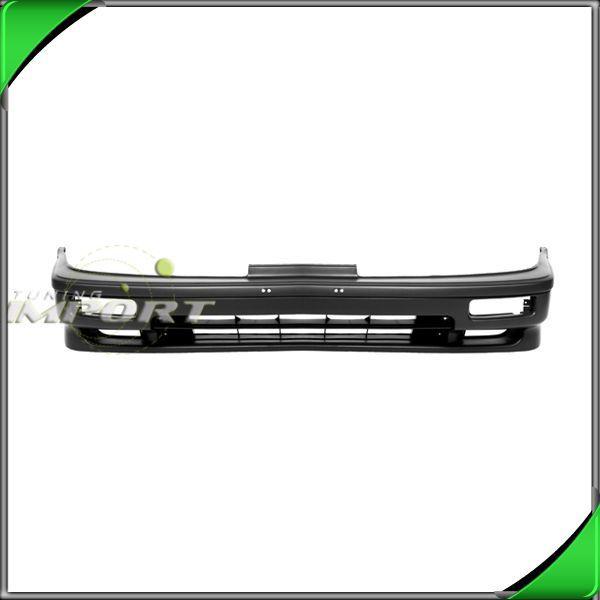 90-91 integra da front lower half bumper cover valance lip spoiler black air dam