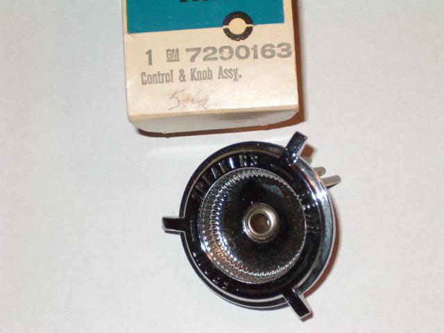 1965 olds f-85, cutlass radio fader switch nos gm delco radio part 7290163