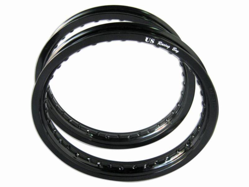 Yamaha yr 1 yr1 yr2 yr2c yr3 yr3c f & r aluminium wheel rim set "black"