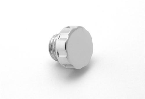 Billet chrome oil cap for honda and suzuki street bikes chrome