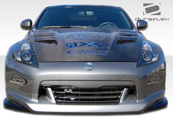 Duraflex front lip add on body kit 09 10 11 12 13 nissan 370z 105903