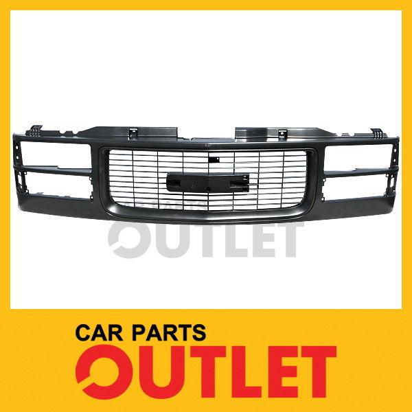 1994-1999 gmc yukon front grille 95 96 97 98 sle slt sl