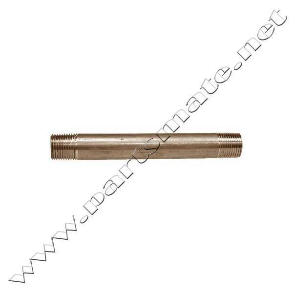 Midland metals 40022 brass nipples / 1/4 x 2 brass pipe nipple