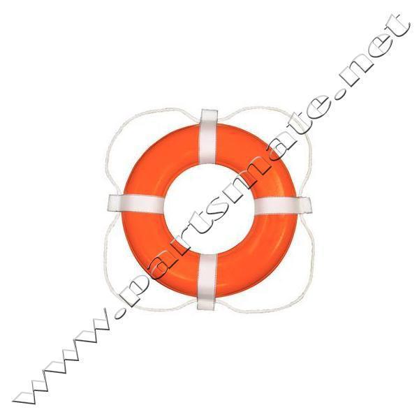 Taylor 363 life ring buoy 20in white orange foam