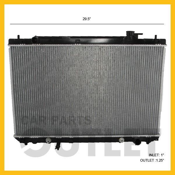 01 02 03 04 05 toyota highlander awd radiator 2.4l l4 dohc auto trans new at a/t