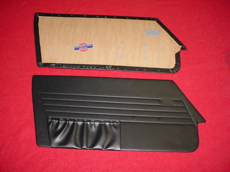 Datsun  roadster 68-70 front door panels  black left & right