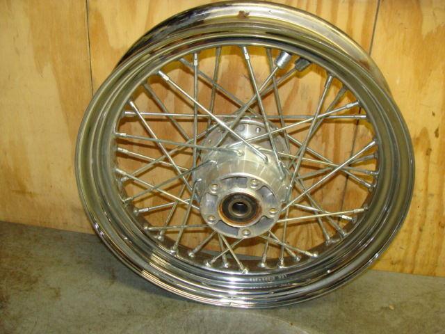 ' harley davidson new take off 16" wheel rim 43085-97 spoke chrome