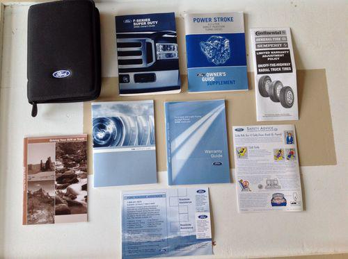 2006 ford f-series super duty 6.0l power stroke diesel owners manual set-f/s