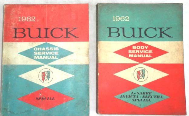 1962 buick service repair manual set special lesabre electra invicta original