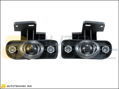 Gmc 99-02 sierra 00-05 yukon xl projector fog lights foglights lamp housing