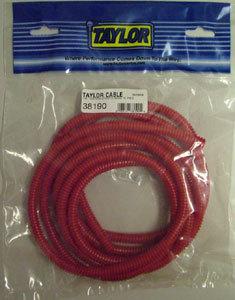 Taylor 38190 red convoluted tubing 1/4 in. 10 ft.