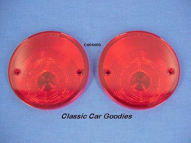 1964-1966 chevy truck stepside tail light lenses 1965