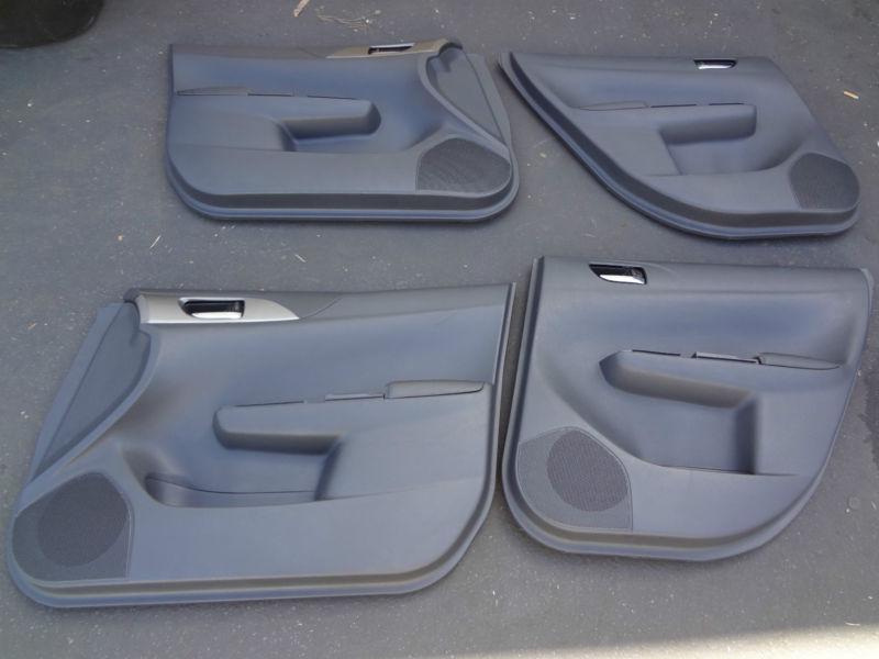 08 subaru impreza wrx front & rear door trim panels subaru models 