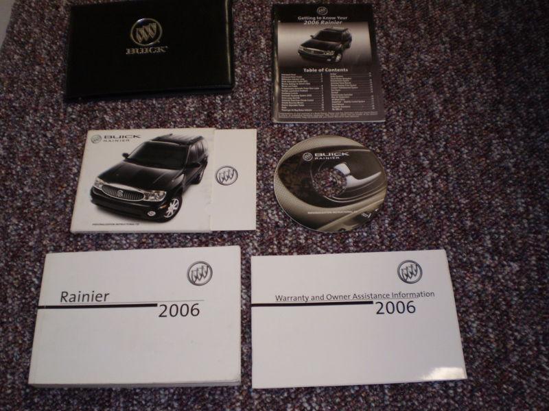 2006 buick rainier complete suv owners manual books instruct cd case all models