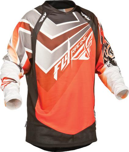 Fly racing evolution vertigo jersey orange/gray/black xx-large 367-2272x