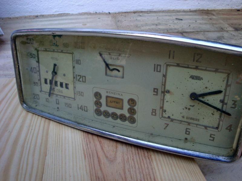 Lancia aprilia 1939 complete dashboard clock speedometer good condition