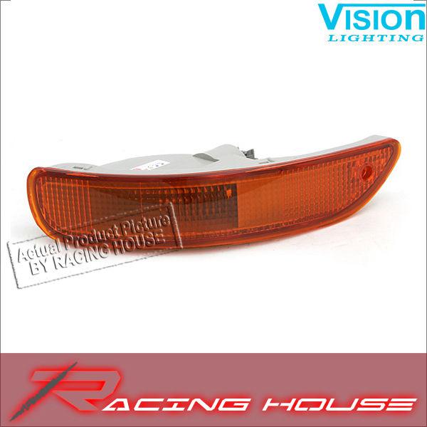 Left driver parking bumper turn signal light assembly 93-97 toyota corolla