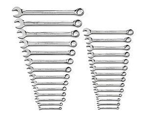 Gearwrench 81923 28 piece master metric & sae set 1/4-1 & 6-19mm 6 point