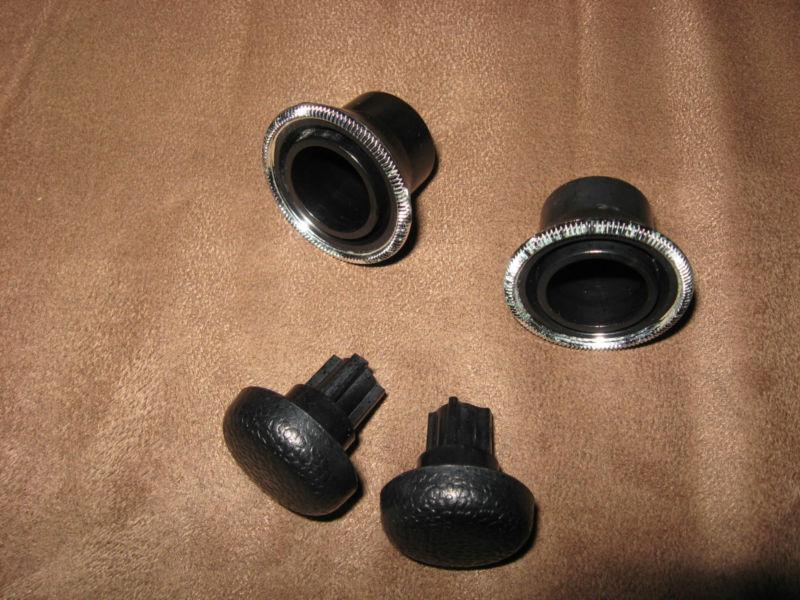 71 72 73 74 mopar radio knob set b body charger roadrunner gtx  excellent!  look