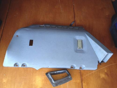 Mercedes, under dash cover, kick panel driverside, gray, 450sl 350sl 380sl 500sl