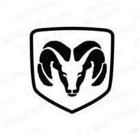 (4) dodge ram *vinyl decal/ sticker truck, car, mopar