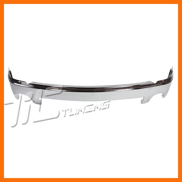 2007-2008 gmc sierra full size chrome bumper front face impact bar wo tow pkg