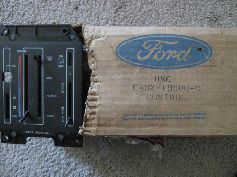 1984 85 86 87 ford tempo mercury topaz temperature control unit new old stock