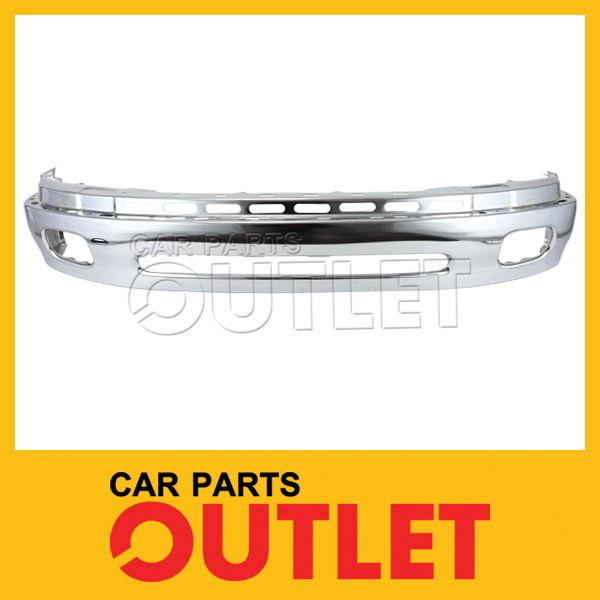 00-06 toyota tundra base front face bar for 2000-2002 sr5 limited chrome bumper