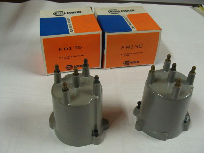 (2) napa echlin # fa135 distributor caps new in boxes