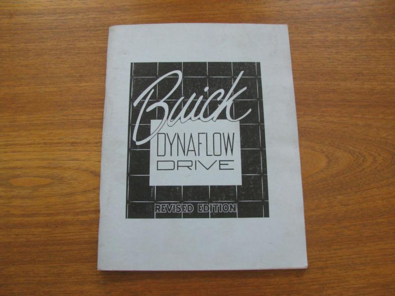 Original 1948 1949 1950  buick dynaflow transmission shop manual revised edition